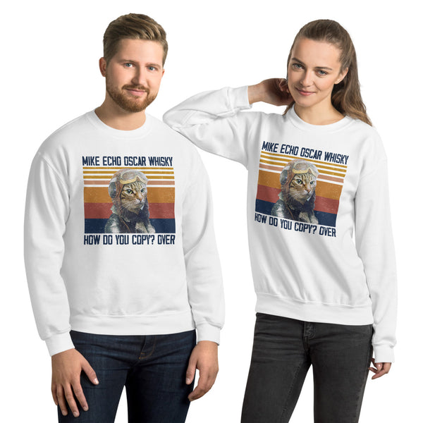 Mike Echo Oscar Whiskey Unisex Sweatshirt