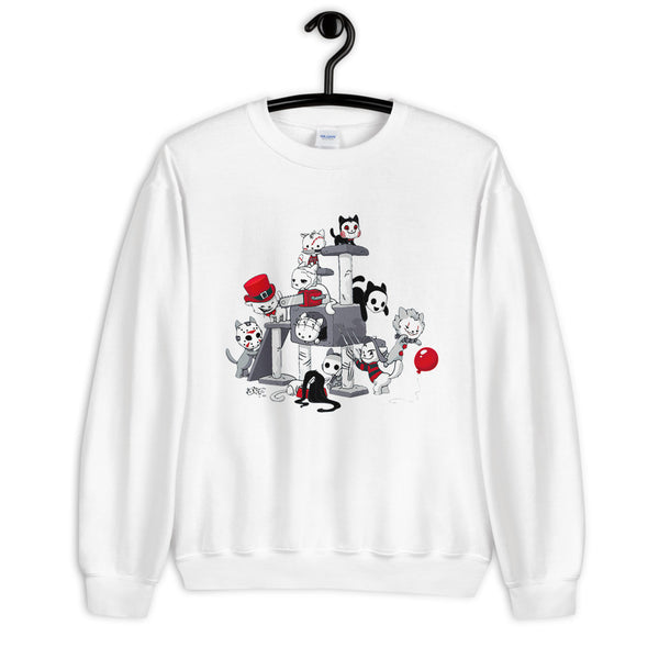 Creepy Cats Unisex Sweatshirt
