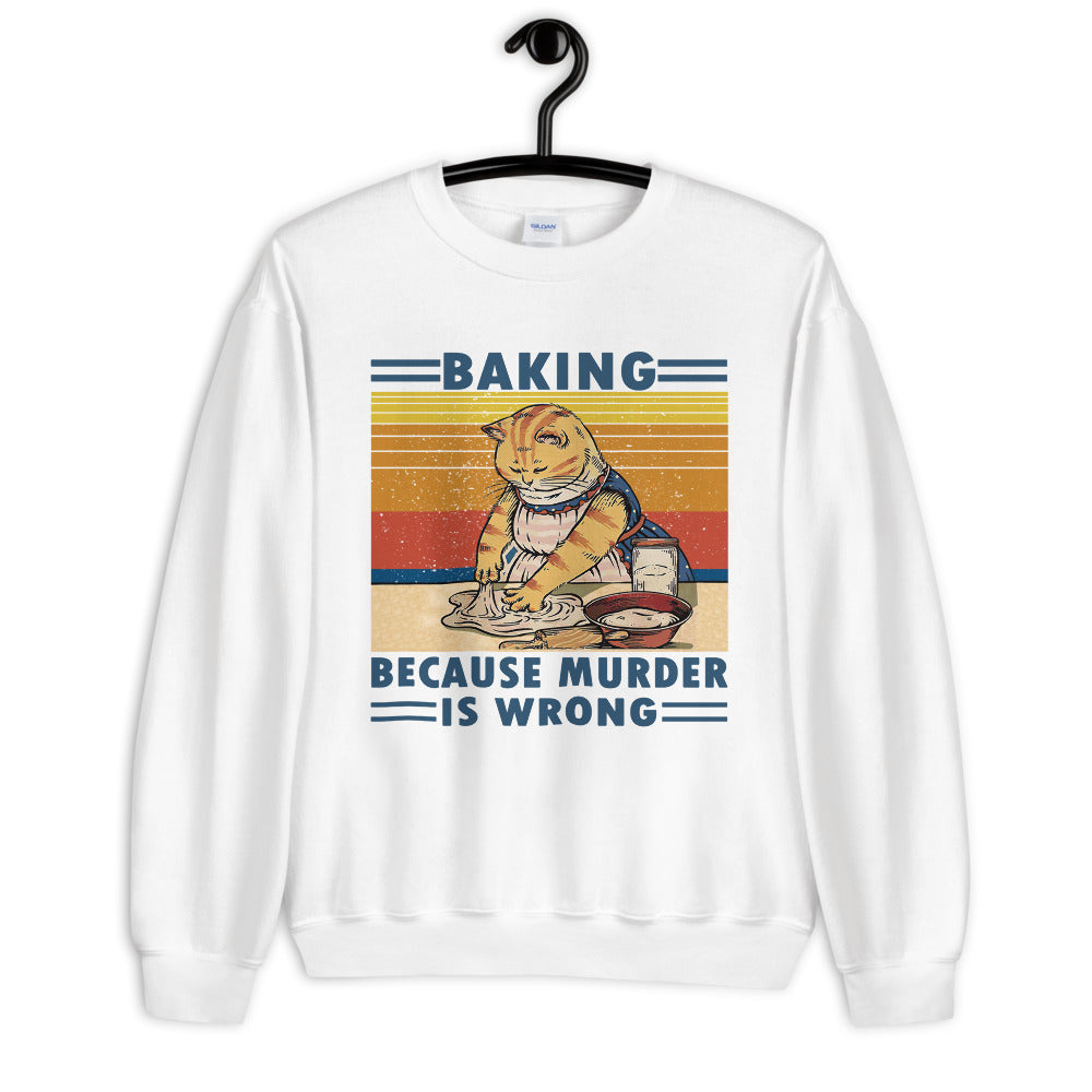 Cat Baking Unisex Sweatshirt