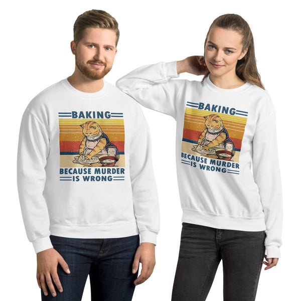 Cat Baking Unisex Sweatshirt