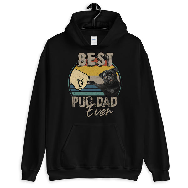 Best Pug Dad Ever Unisex Hoodie