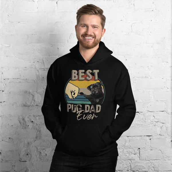 Best Pug Dad Ever Unisex Hoodie