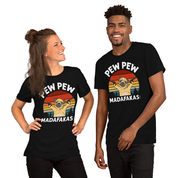Pug Pew Pew Unisex T-shirt