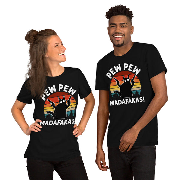 Cat Pew Pew Unisex T-shirt