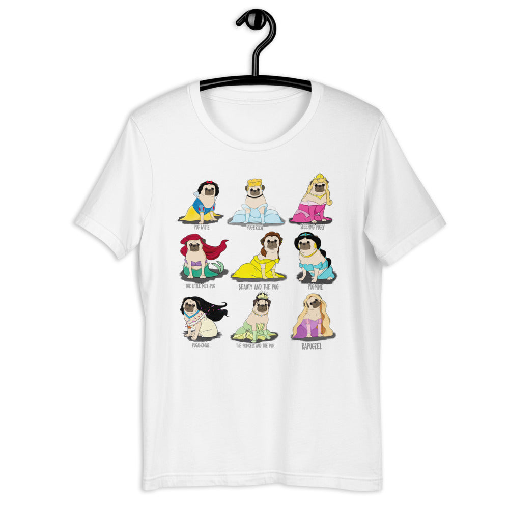 Pug Princesses Unisex T-shirt