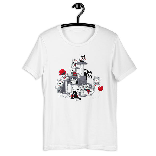 Creepy Cats Unisex T-shirts