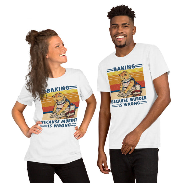 Cat Baking Unisex T-shirts