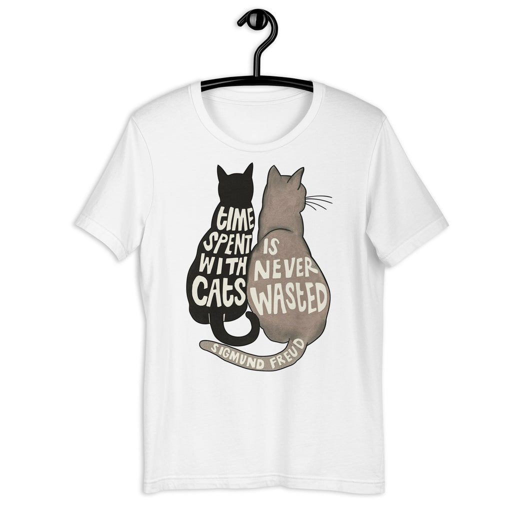 Time Spent With Cats Is Never Wasted Unisex T-shirt