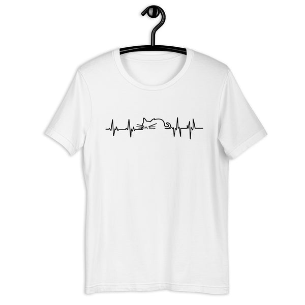 Cat Heartbeat Unisex T-shirt