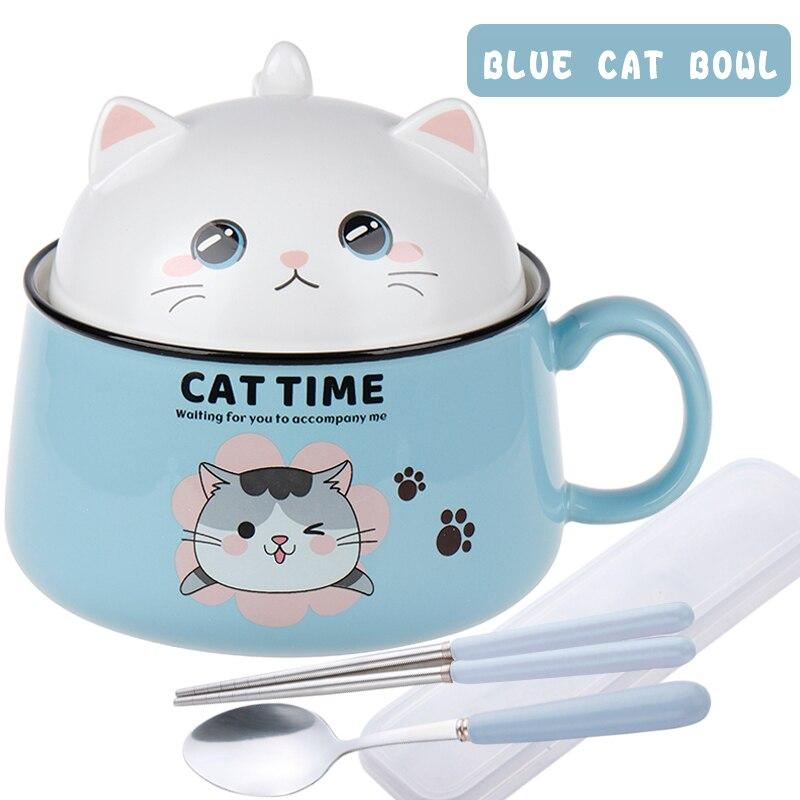 Kawaii sales cat bowl