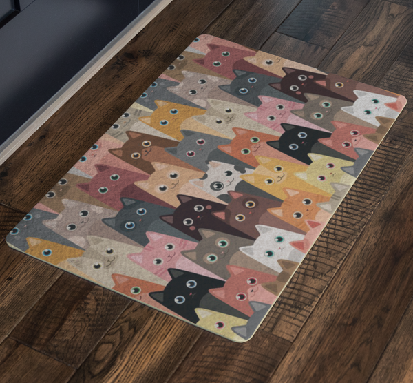 Cute Cats Doormat